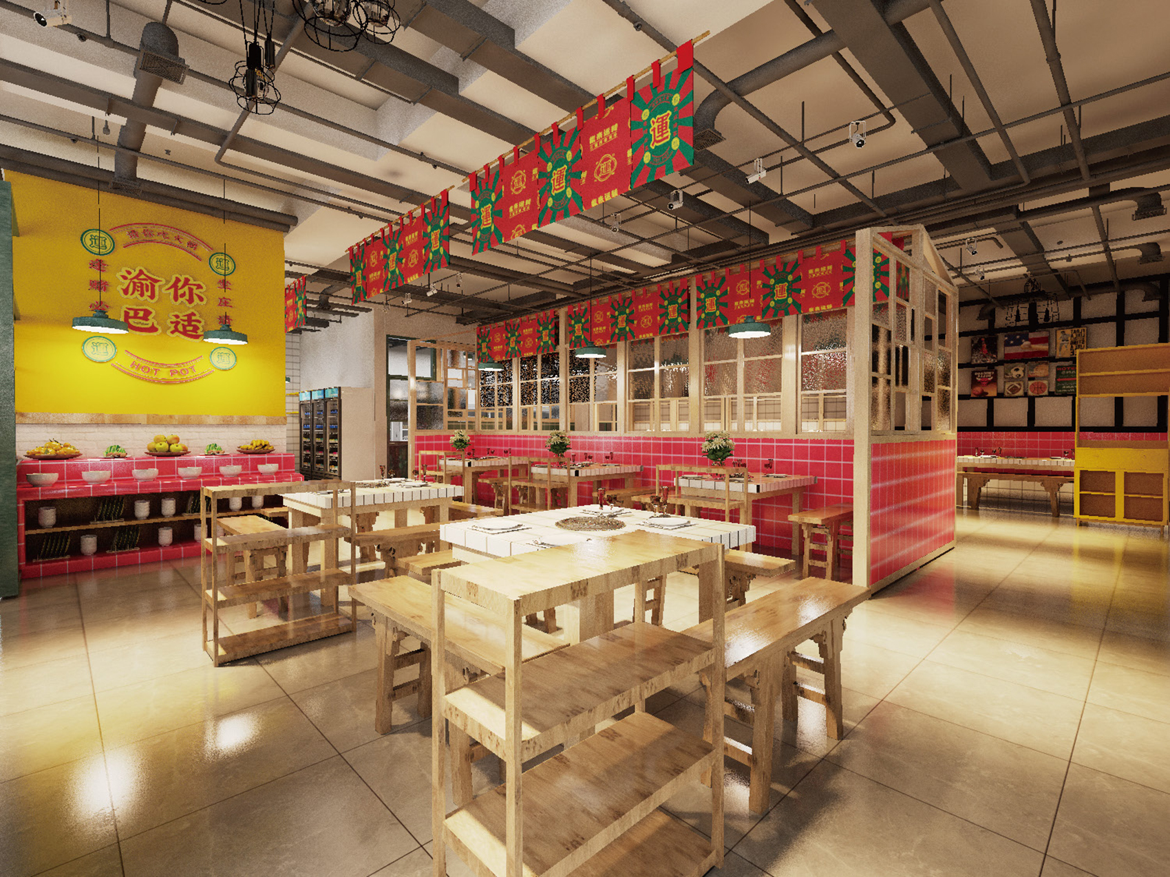 餐飲空間設(shè)計(jì)效果圖