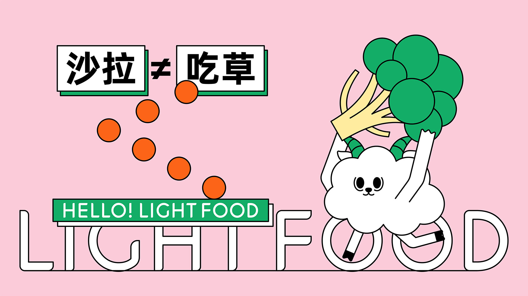HELLO!輕食嘢品牌設計